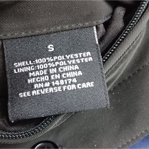 Bachrach Mens Trench Coat Black Collared - Picture 14 of 14